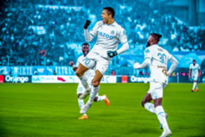 Alexis Sánchez à l'Olympique de Marseille, durant la saison 2022-2023
